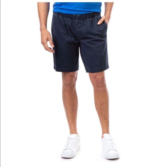 U.S. Polo Assn. Men's Navy Stretch Twill Pull-on Jogger Short Size XXL - Picture 1 of 11
